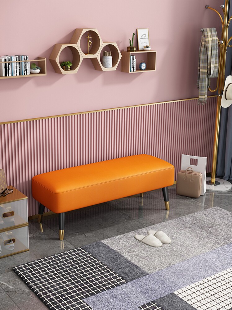 Shoe-changing stool home door ultra-narrow 20cm entry-level shoe-changing stool extremely narrow porch low stool convenient storage bench