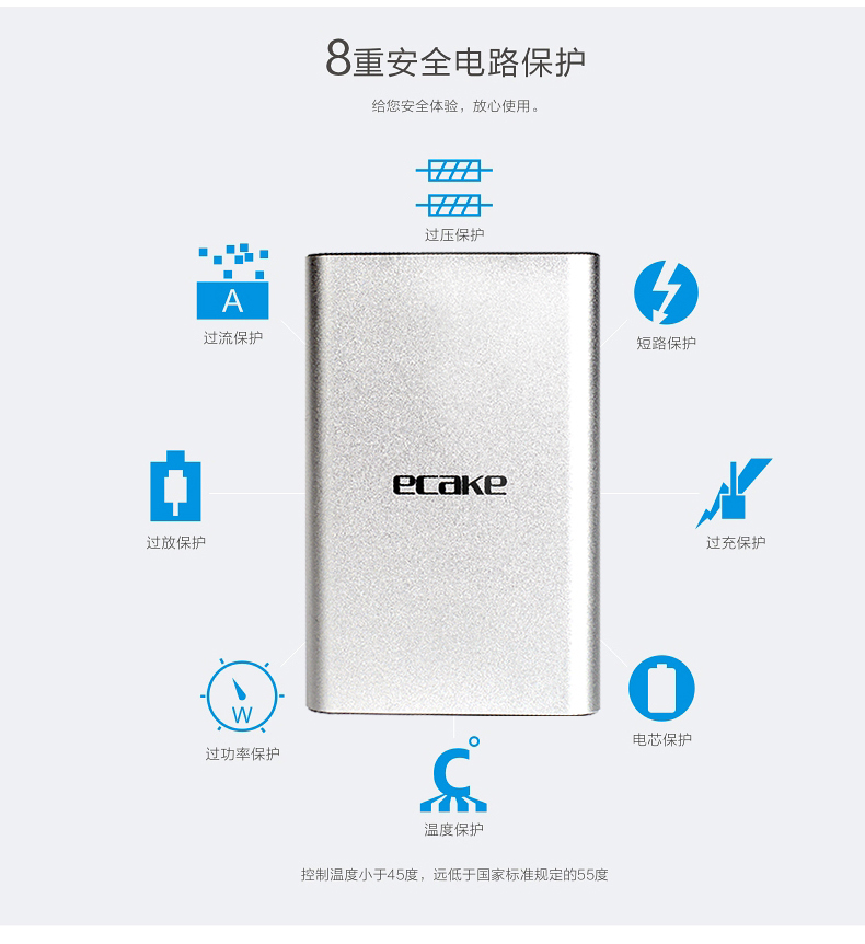 ecake điện thoại di động sạc Po 6000 mA-1 Portable Router wifi2 - Ngân hàng điện thoại di động pin dự phòng xiaomi