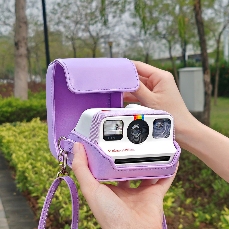 Polaroid Protective Case Suitable for Polaroid Gogen2 Camera Bag, Polaroid Go2 Storage Bag, Go Gen2 Camera Protective Bag, Go Crossbody Bag, Leather Bag Special Accessories