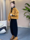 2026 new spring clothing with a complete set of fashionable and high-end denim jacket and casual pants two-piece suit