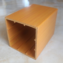 Ecological wood Square square wood partition column false beam ceiling ceiling 120*120 ecological background wall decoration material