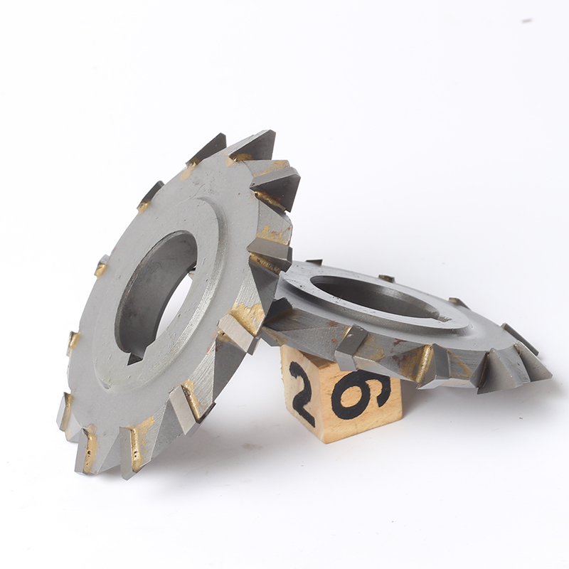 Non-standard alloy double angle milling cutter chamfer V-slot tungsten steel special-shaped milling cutter 60 degrees 90 degrees 55 angle knife trapezoidal