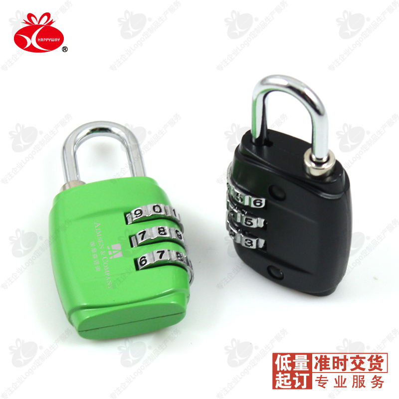 Travel luggage gift password lock custom can be printed logo custom corporate advertising campaign small gift custom