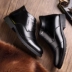 Giày nam cao giúp giày cotton nam mùa đông cộng với áo nhung ấm Giày cotton nam tăng nội bộ nhỏ mã 35 Anh 36 thủy triều Giay cao