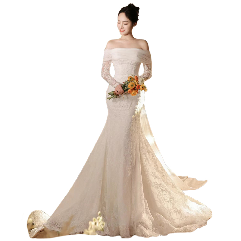Lace wedding dress, evening dress, french style,  Lace wedding dress, evening dress, french style,