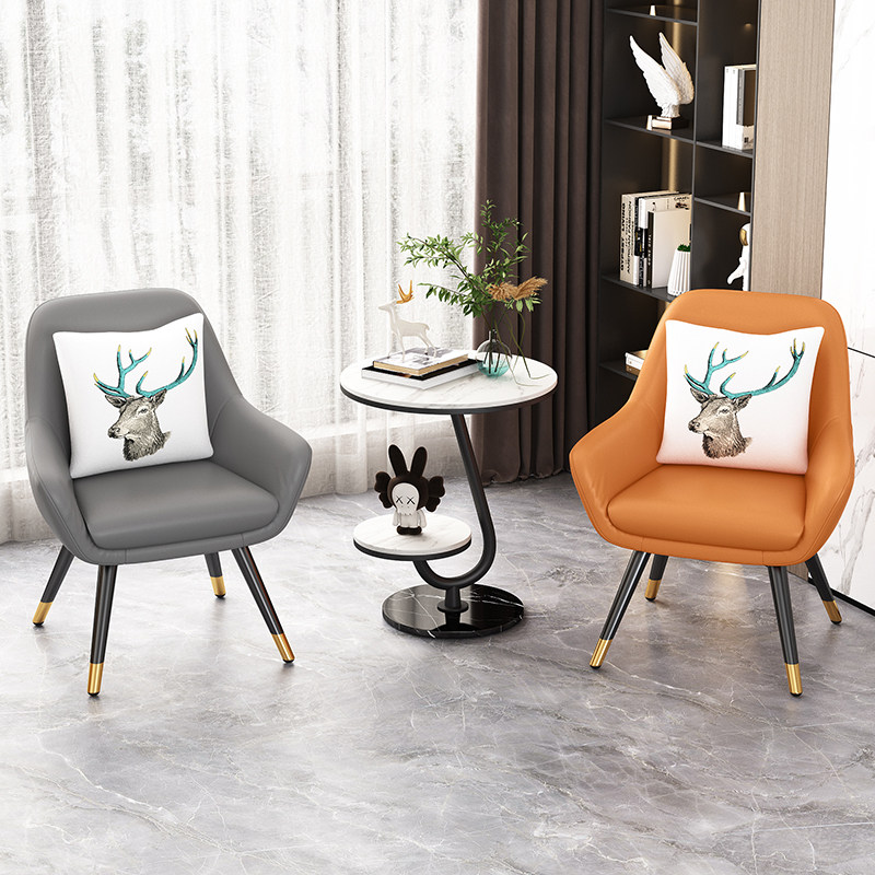 Balcony small round tea table and chairs combined light and luxurious net red leisure area arranged tea table chairs Three sets of one table two chairs-Taobao