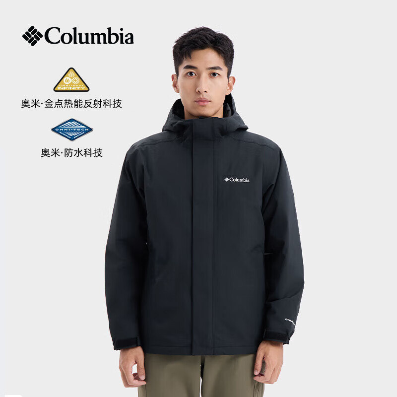 Columbia Men's Jacket 26 Gold Dot 3-in-1 700 Fill down Waterproof Xe5569