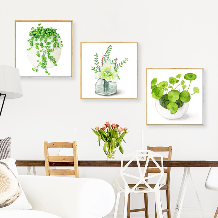 5d diamond painting full diamond embroidered fresh plant triptych dining room with rhinestone embroidered cross embroidered 2018 new living room brief