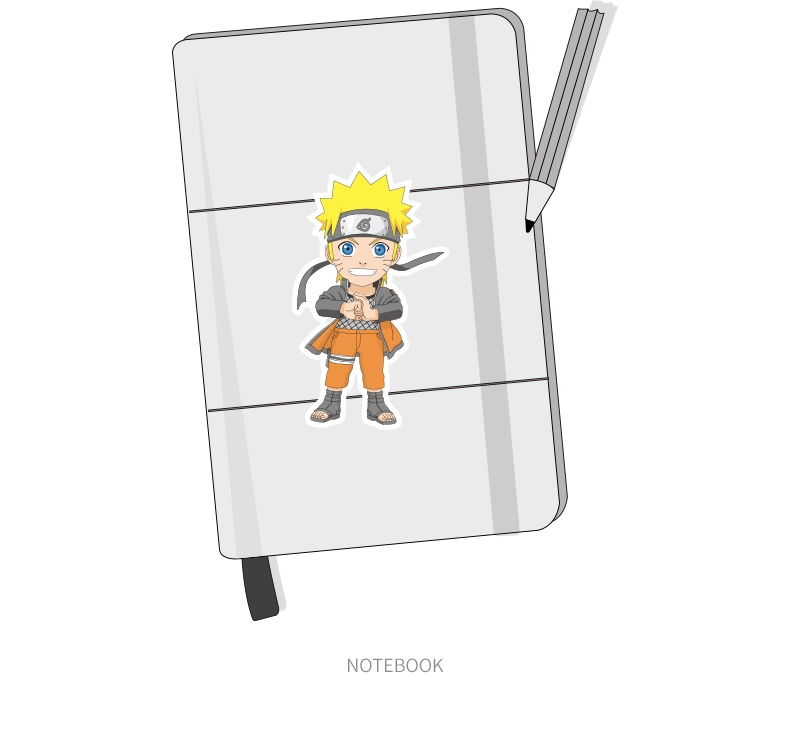 Naruto Naruto điện thoại di động nhãn dán dán máy tính xách tay va li không thấm nước va li 501 - Phụ kiện máy tính xách tay
