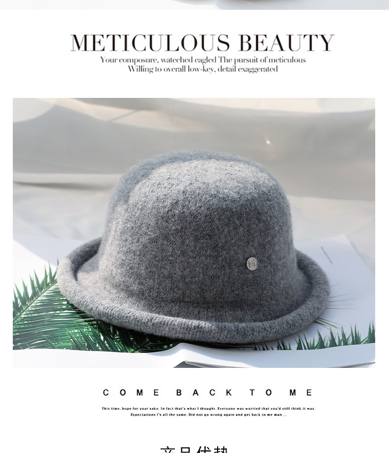 Chapeau pour femme      en Melange de laine - Ref 3233782 Image 15