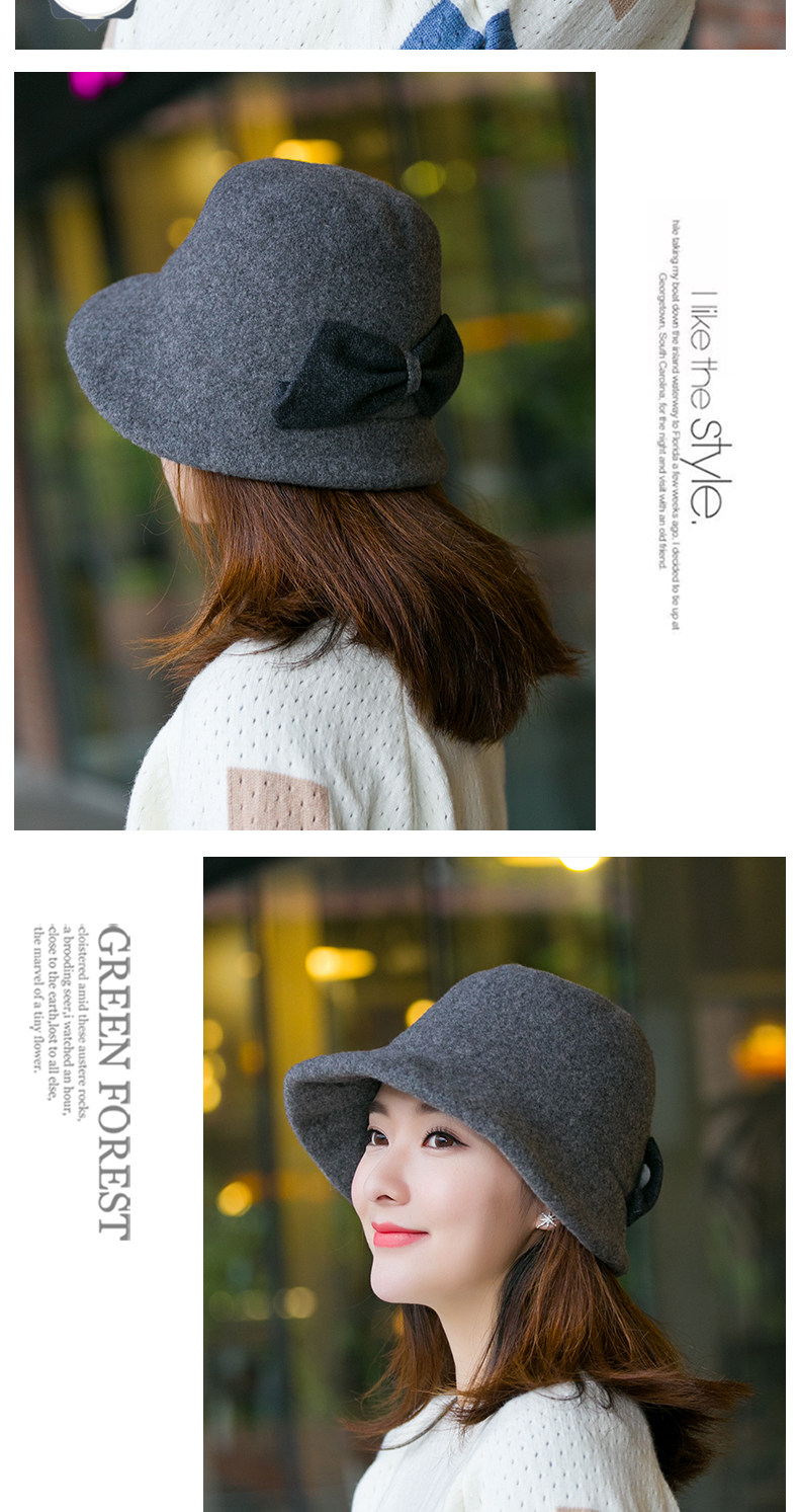 Chapeau pour femme      en Melange de laine - Ref 3233976 Image 14