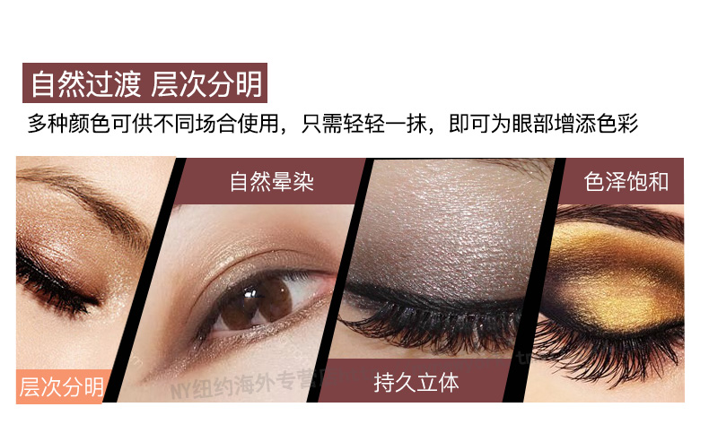 [Bonded Spot] US NYX 10 Eyeshadow Rustic Antique Pumpkin Color Earth Color Lasting - Bóng mắt phấn mắt 3ce 9 màu