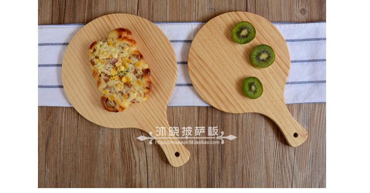 Gỗ 6 8 9 inch bánh pizza khay gỗ tấm bánh pizza tây cắt bánh pizza pie tấm gỗ vòng bánh bánh mì bữa ăn đĩa gỗ trang trí