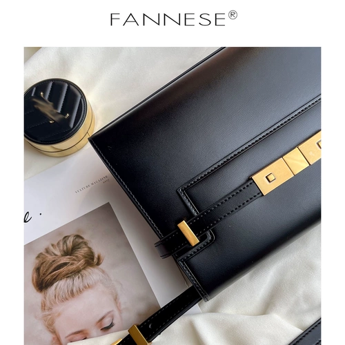 Качественная кожаная ретро универсальная сумка подмышку, из натуральной кожи