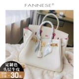 Качественная кожаная платиновая вместительная и большая сумка, делается под заказ, воловья кожа, из натуральной кожи