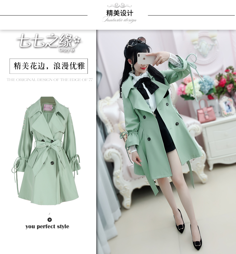 Trench pour femme      en Polyester - Ref 3225749 Image 8