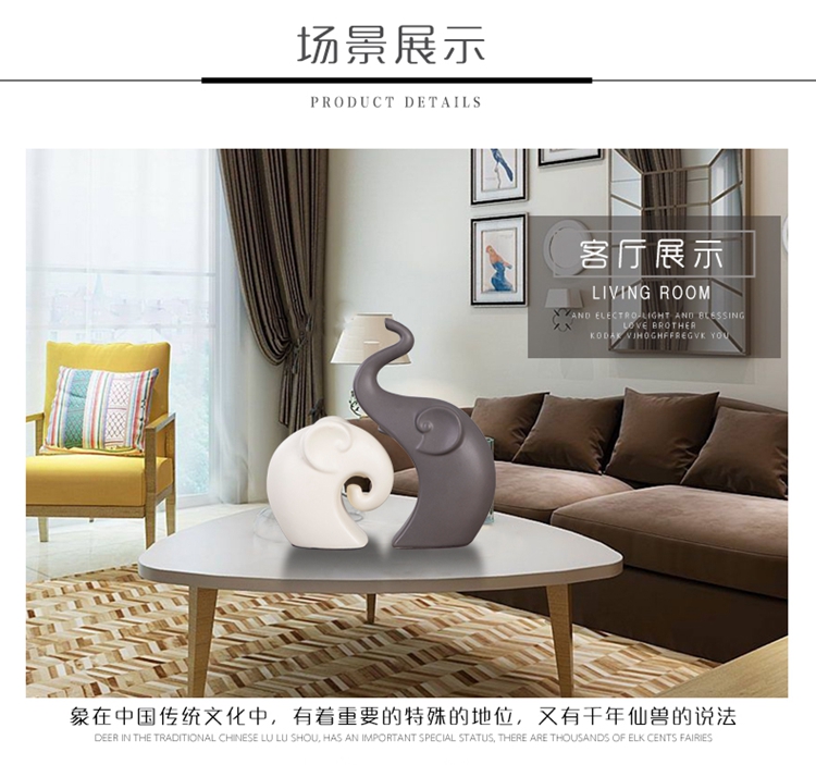 Contracted Europe type creative household act the role ofing is tasted, the sitting room TV ark, wine a ceramic decoration furnishing articles auspicious happiness