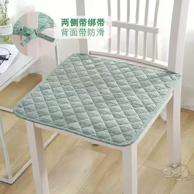 Nordic summer chair cushion cotton table chair cushion office Four Seasons universal home cushion breathable thin