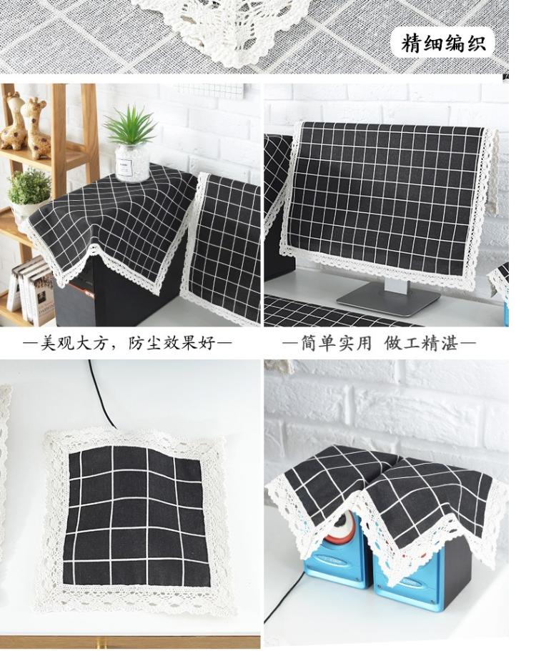 Vỏ máy tính che bụi bảo vệ Màn hình LCD che màn hình máy tính để bàn tối giản hiện đại 24 27 inch 32 inch - Bảo vệ bụi áo điều hoà