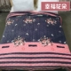 Flannel ga trải giường đơn mảnh dày mùa đông chăn chống trượt sang trọng cộng với nhung trải giường nhung đơn giường đôi - Khăn trải giường