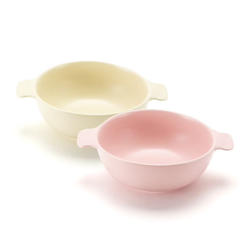 Printing to the product creative Japanese ceramic glaze ears always children rainbow such as bowl big bowl of soup bowl noodles salad breakfast