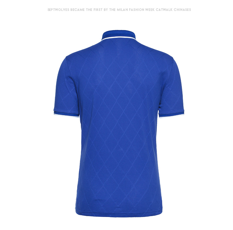 Kaiser / Caesar Áo sơ mi nam màu trơn POLO dành cho nam Áo ngắn tay trẻ trung Áo thun cotton mùa hè Mới polo áo