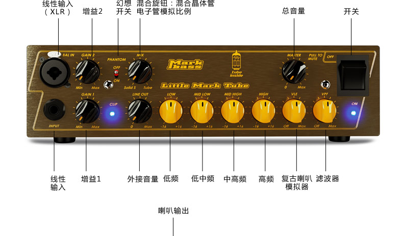 Nhạc cụ Thunder Thunder Ý Ý Markbass Little Mark Tube Tube Loa Loa loa edifier