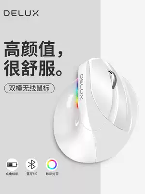 Colorful M618mini wireless Bluetooth mouse Dual-mode 4 0 Vertical vertical ergonomic vertical grip laptop Cute boys and girls games Home office drawing Silent rechargeable