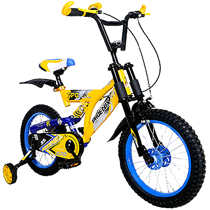 天猫 凤凰儿童自行车16\/14\/12\/18寸宝宝女孩单