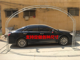 绢花拱门婚庆花门 定做各种尺寸花门道具方形圆形心形花门拱门