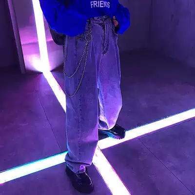 INSstudios Korean ins retro Super fire with small accessories metal chain waist pants chain for men and women tide
