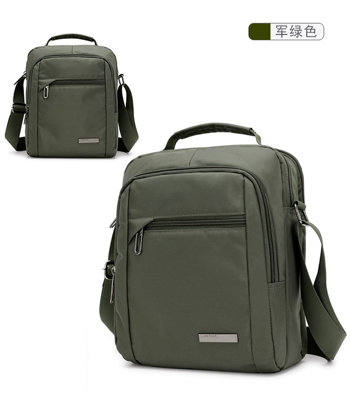 Mới túi mẹ trung niên nylon vai Messenger Túi unisex trung niên cha hoang dã du lịch ba lô