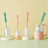 Универсальное моющее средство для бутылочек, ершик для бутылочки, щетка, гигиеническая трубочка, детская соска, щеточка, кисть, с медвежатами, инструмент для очистки