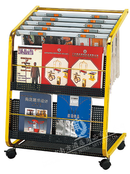 South J-28A black gold newspaper rack book newspaper rack hotel information rack office building sample house exhibition center newspaper rack hall