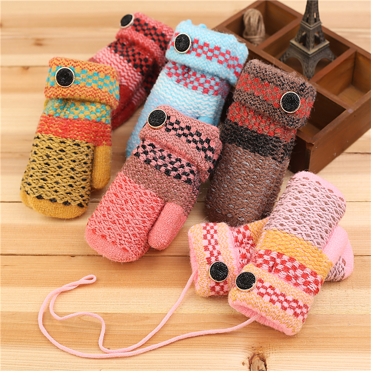 Gants pour fille XIRUI en laine - Ref 2150562 Image 7