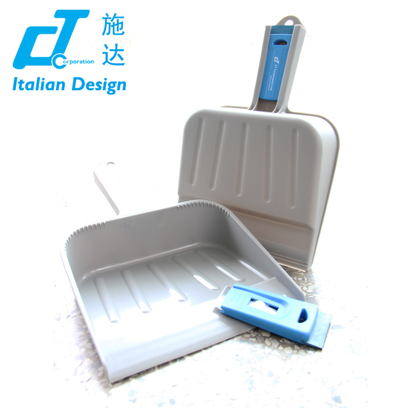 Italy CT Shida hand-held garbage shovel with scraping glue glass blade Desktop cleaning mini dustpan set