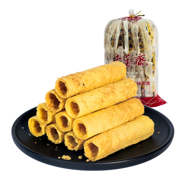 Laoxiangzhai Egg Rolls, Nutritious Snacks for the Elderly, Children, and Pregnant Women, Traditional Pastries, Shanghai Specialty Food