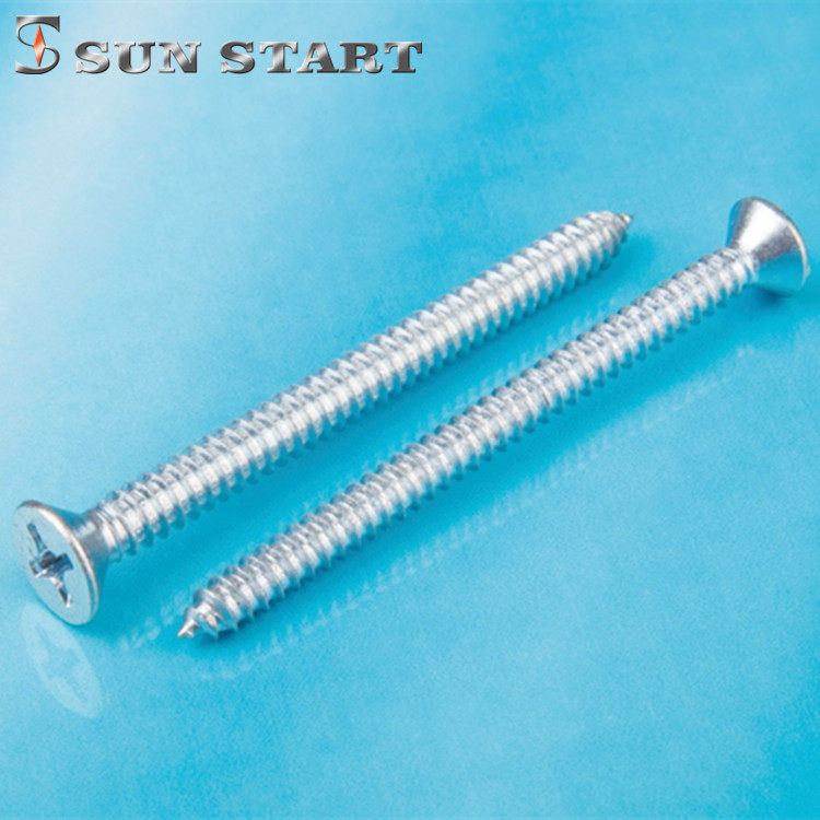 DIN7982 sink head cross self-tapping screws blue white zinc M3 5 M3 9 M4 2 M4 8 galvanized Design