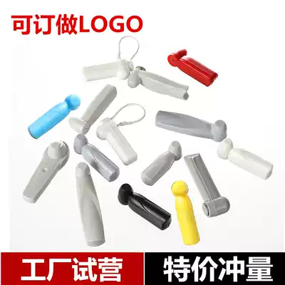 ABS acoustic magnetic small hammer clothing door chain buckle supermarket hard label shopping mall alarm safety strong long magnetic rope buckle