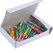 创意花纸伞水果签果盘伞签酒签装饰1盒餐饮鸡尾酒装饰物酒吧酒具