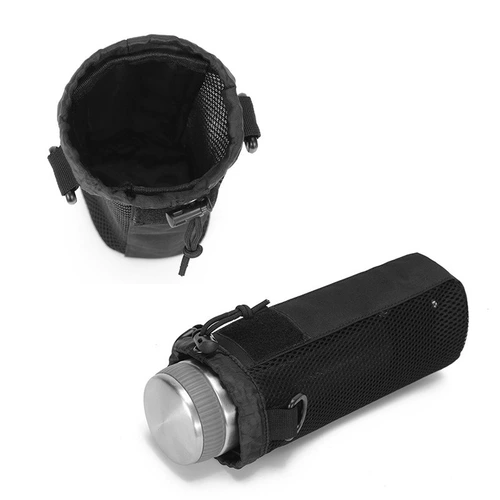 Дорожная сумка на одно плечо для скалозалания для путешествий с держателем для бутылки, чайник, портативный стакан, ремень, тактический мешочек