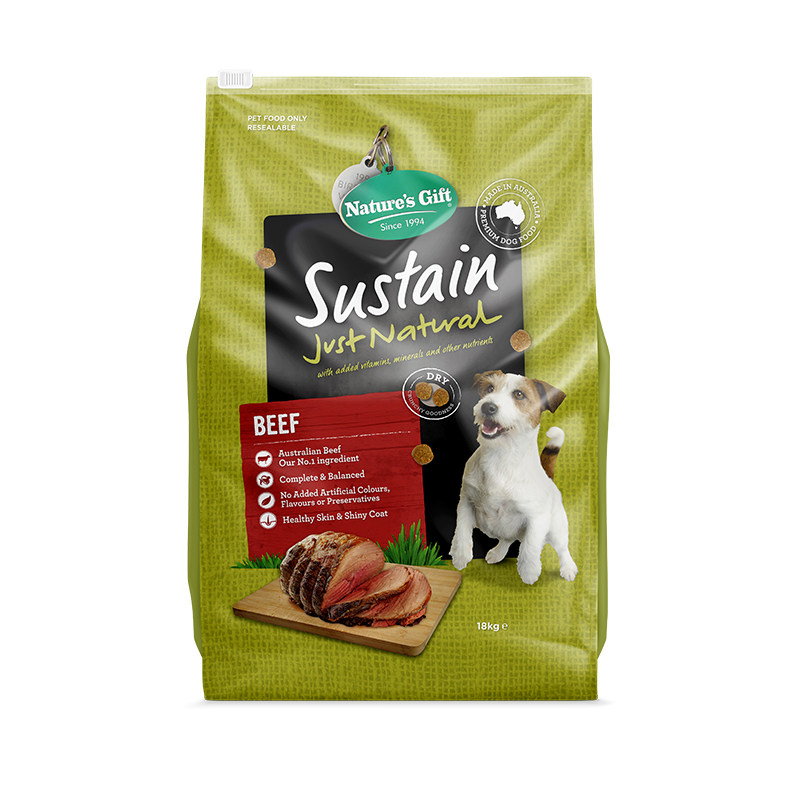Nature gift dog food 18kg Australia imports Natures Gift natural beef