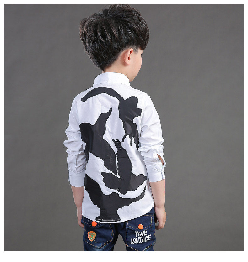 Chemise garcon à manche longue - Ref 2076737 Image 28