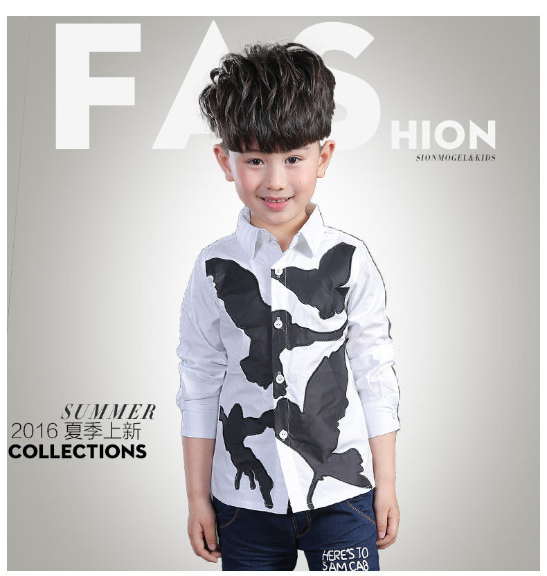 Chemise garcon à manche longue - Ref 2076737 Image 15