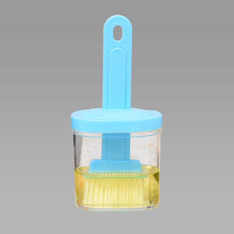 Oil tank with brush baking kitchen oil bottle all-in-one oil pot oil brush set painting and cooking household bread brush
