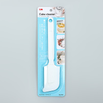 Japan KM Simple silicone baking scraper household kitchen white long handle flour cream padded rubber knife shovel