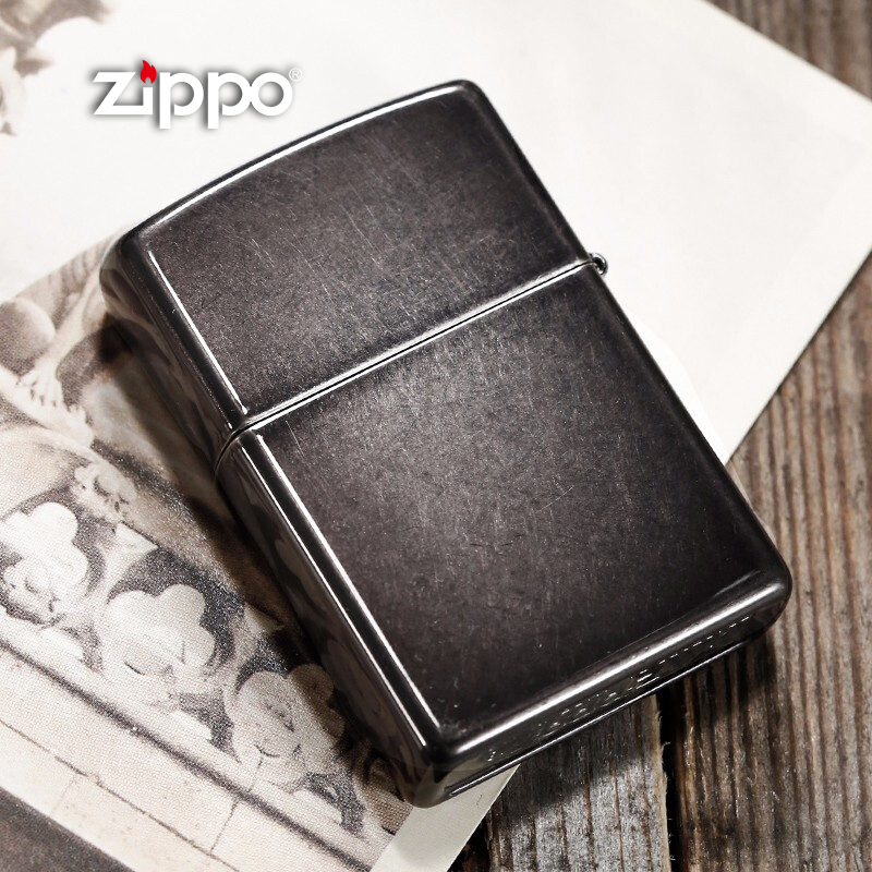 Original version of the original version ZIPPO windproof lighter flower shaded light sheet soaked with grey 28378 windproof lighter
