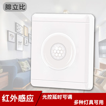 Human inductive switch infrared light sensitization adjustable floor time-lapse led lamp 86 type panel suction top Frederick