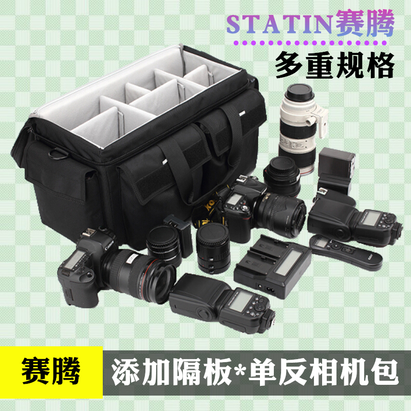 Sytem Great Capacity Photographic Bag for Canon 1dx 5D4 Nikon D850 D4s Professional single shoulder shockproof single eye camera bag Sony wide shoulder strap portable broadcast camera cameraman bag