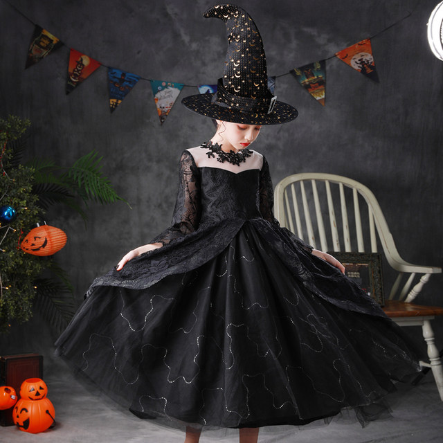 Christmas children's clothing cosplay girls clothing baby witch dress up little devil cloak cloak costume